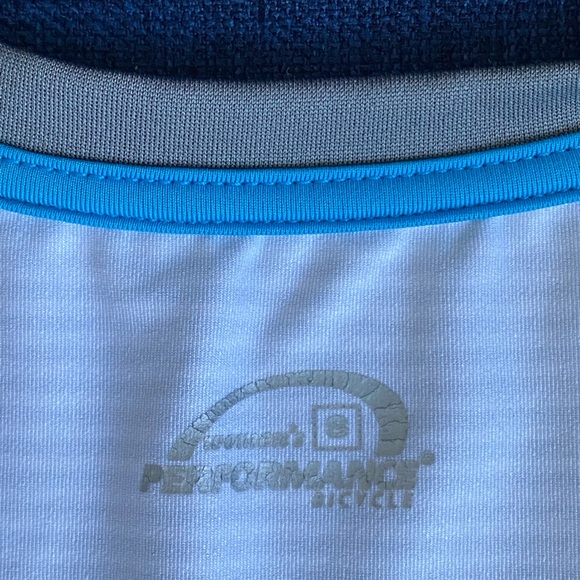 Performance tank w POCKETS.  Gray Wht stripe - Picture 8 of 14